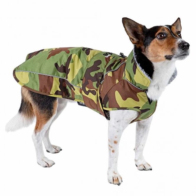Dryrobe Dog Jacket Camouflage Grey.jpg