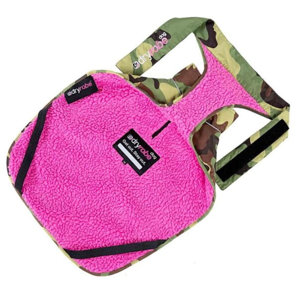 Dryrobe Dog Jacket Camouflage Pink 2.jpg