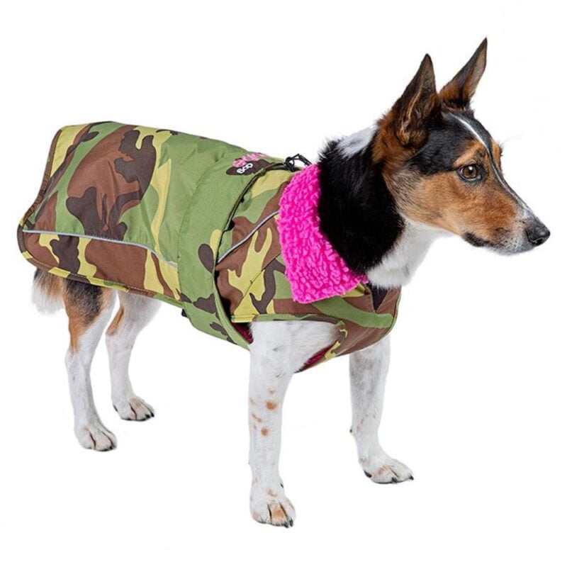 Dryrobe Dog Jacket Camouflage Pink.jpg
