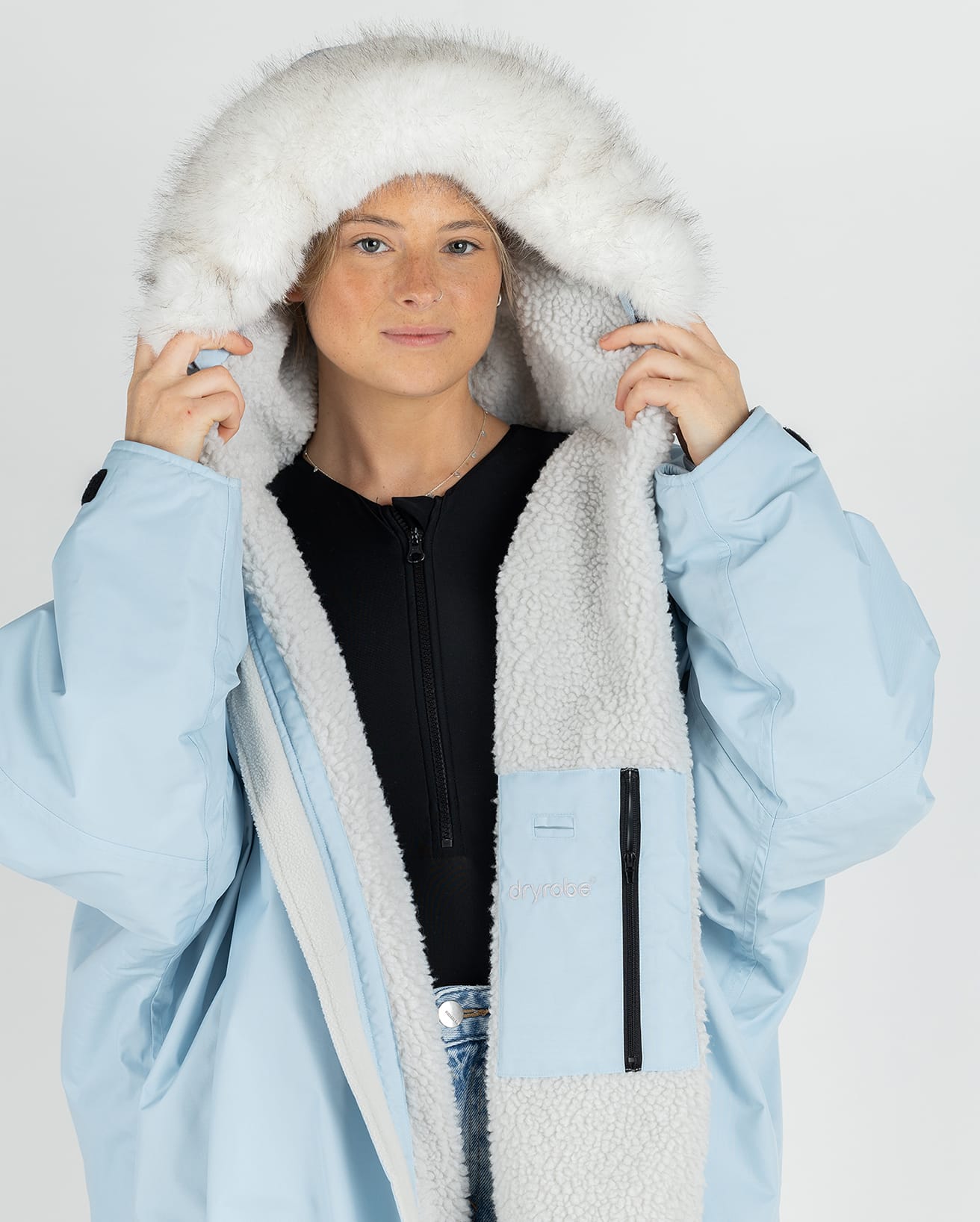 DryRobe Advance Long Sleeve - Alpine Ice Blue