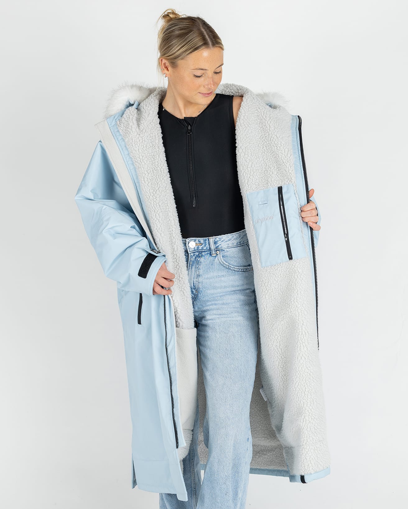 DryRobe Advance Long Sleeve - Alpine Ice Blue