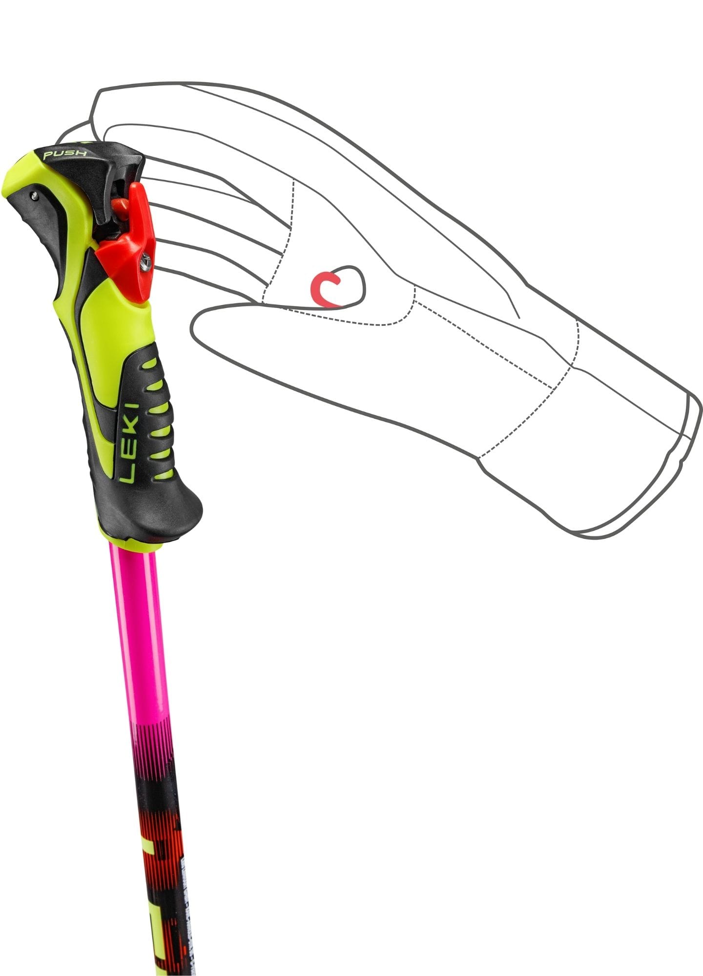 Leki Wcr Evo Lite Sl Tr Pink 3